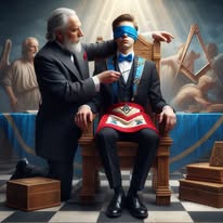 Representación artística ceremonial masónica